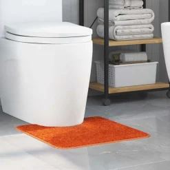 vidaXL Tapis de bain antidérapant avec découpe pour toilette