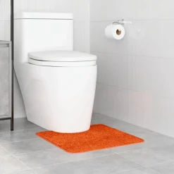 vidaXL Tapis de bain antidérapant avec découpe pour toilette