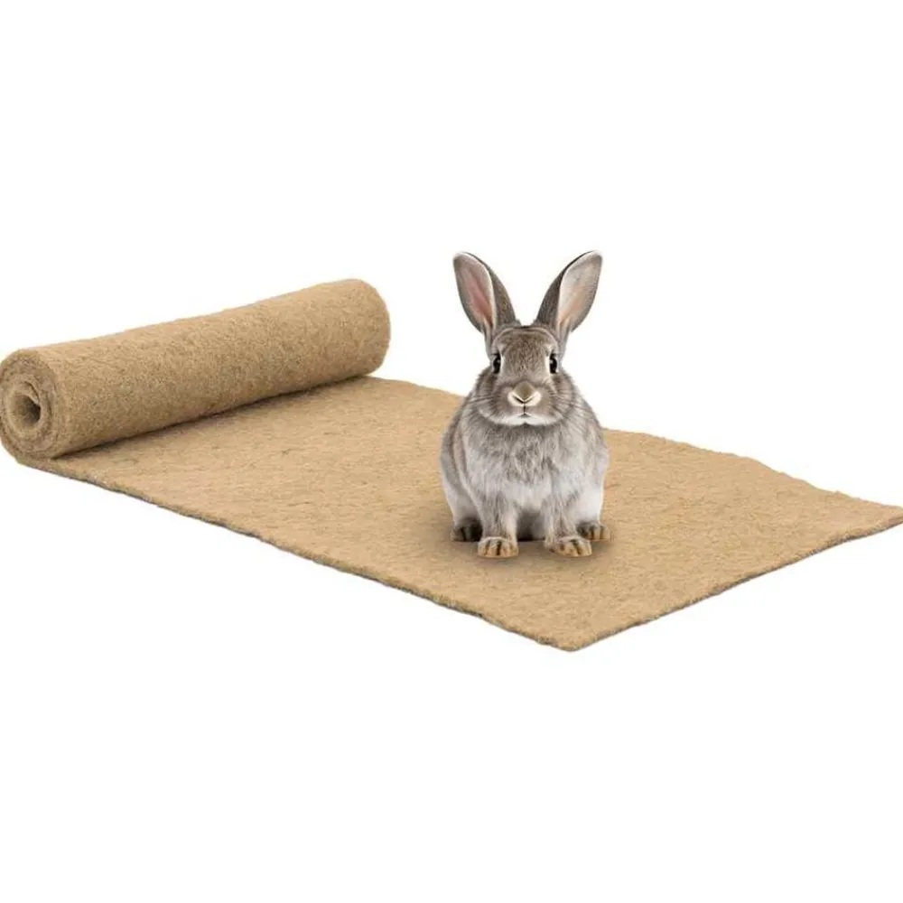 Articles Pour Animaux De Compagnie-vidaXL Tapis de chanvre pour rongeurs 0,5x1 m 5 mm