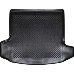vidaXL Tapis de coffre Noir Caoutchouc
