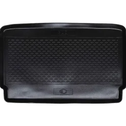 vidaXL Tapis de coffre Noir adapté pour PEUGEOT 208 2018- Caoutchouc