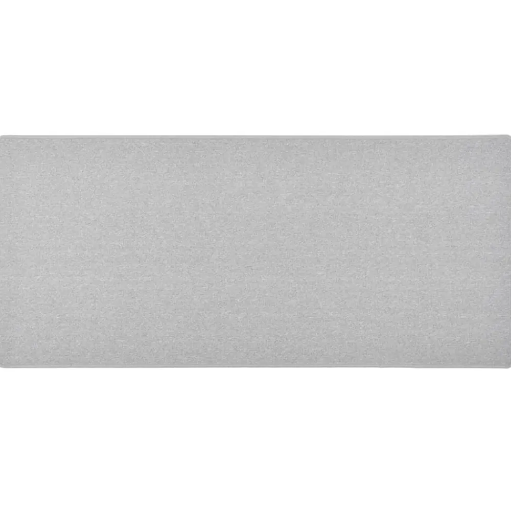 Décorations-vidaXL Tapis de couloir 50x100 cm Gris clair