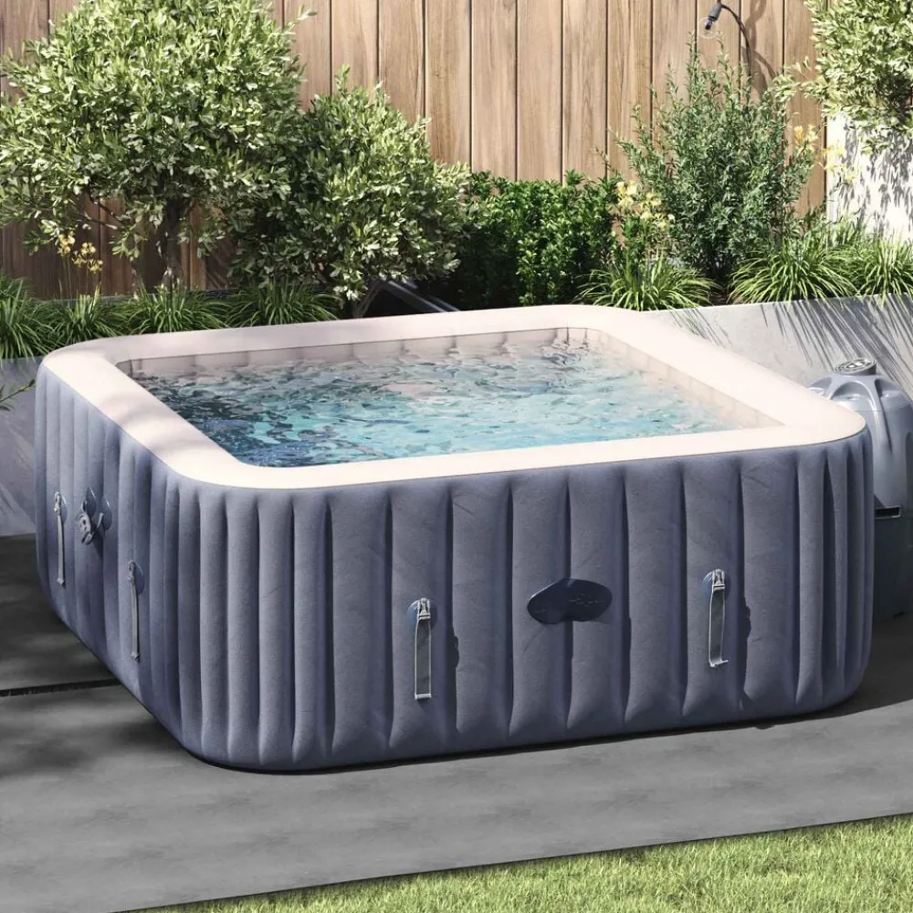 vidaXL Tapis de piscine 274 x 274 x 0,1 cm Tissu non tissé