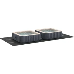 Piscine & Spa-vidaXL Tapis de piscine Noir 750 x 372 x 0,1 cm Tissu non tissé