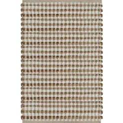 vidaXL Tapis de salle de bain tissés à la main Naturel et