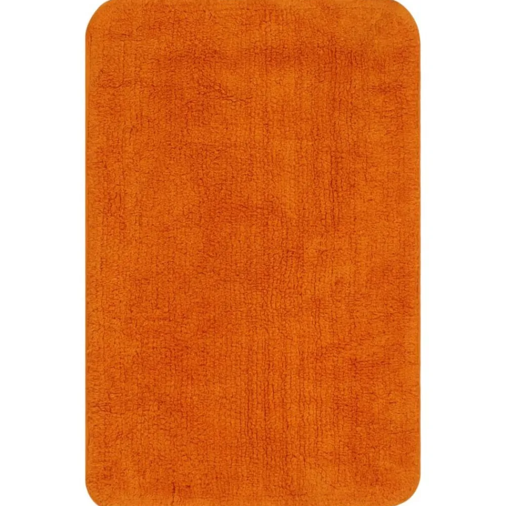 Accessoires De Salle De Bain-vidaXL Tapis de salle de bain 2 pcs Tissu Orange