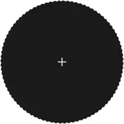 vidaXL Tapis de saut Tissu Noir pour trampoline rond de 4,57 m