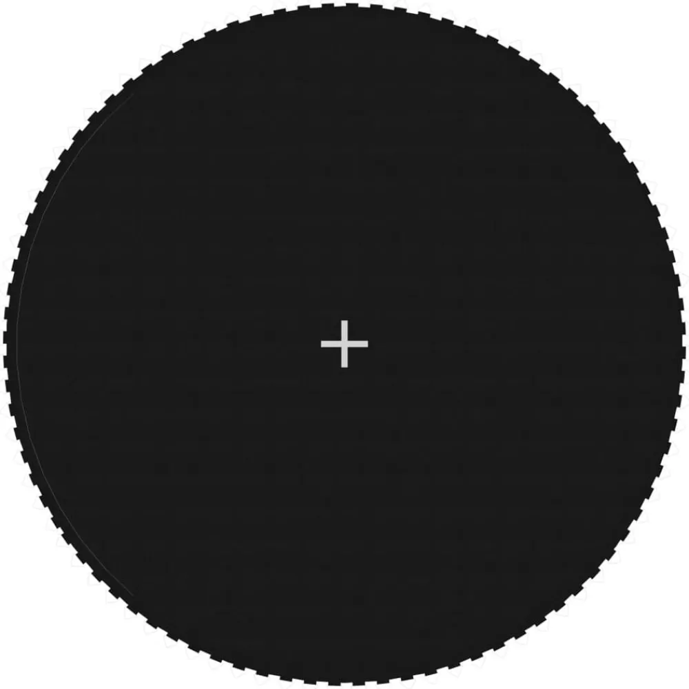 vidaXL Tapis de saut Tissu Noir pour trampoline rond de 4,57 m