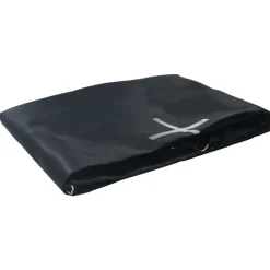 vidaXL Tapis de saut Tissu Noir pour trampoline rond de 4,57 m