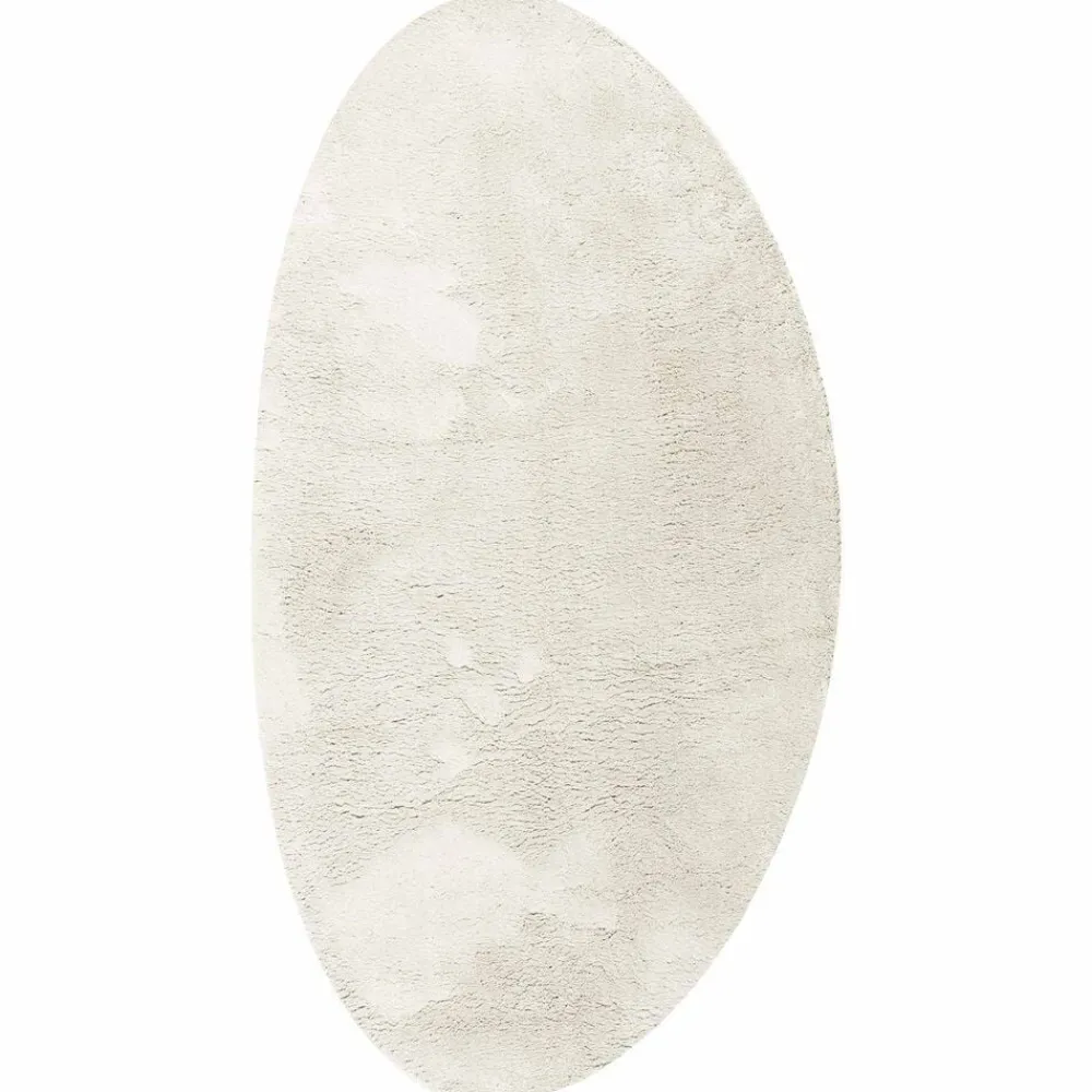 vidaXL Tapis de surface HUARTE Crème 80 x 150 cm Polyester