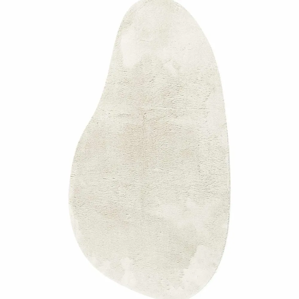 vidaXL Tapis de surface HUARTE Crème 80 x 150 cm Polyester