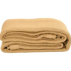 vidaXL Tapis de tente sable 200x200 cm PEHD