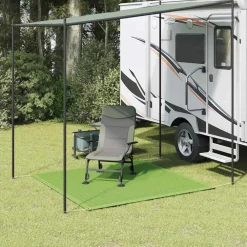 Loisirs De Plein Air-vidaXL Tapis de tente 200x200 cm PEHD Vert clair