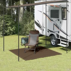 Loisirs De Plein Air-vidaXL Tapis de tente 200x200 cm Marron