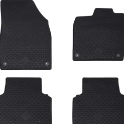 Pièces Détachées Pour Véhicules-vidaXL Tapis de voiture 4 pcs Noir adapté pour VW ID.3 2019-