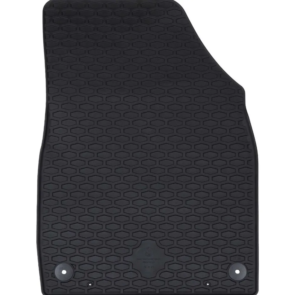 Pièces Détachées Pour Véhicules-vidaXL Tapis de voiture 4 pcs Noir adapté pour VW ID.3 2019-