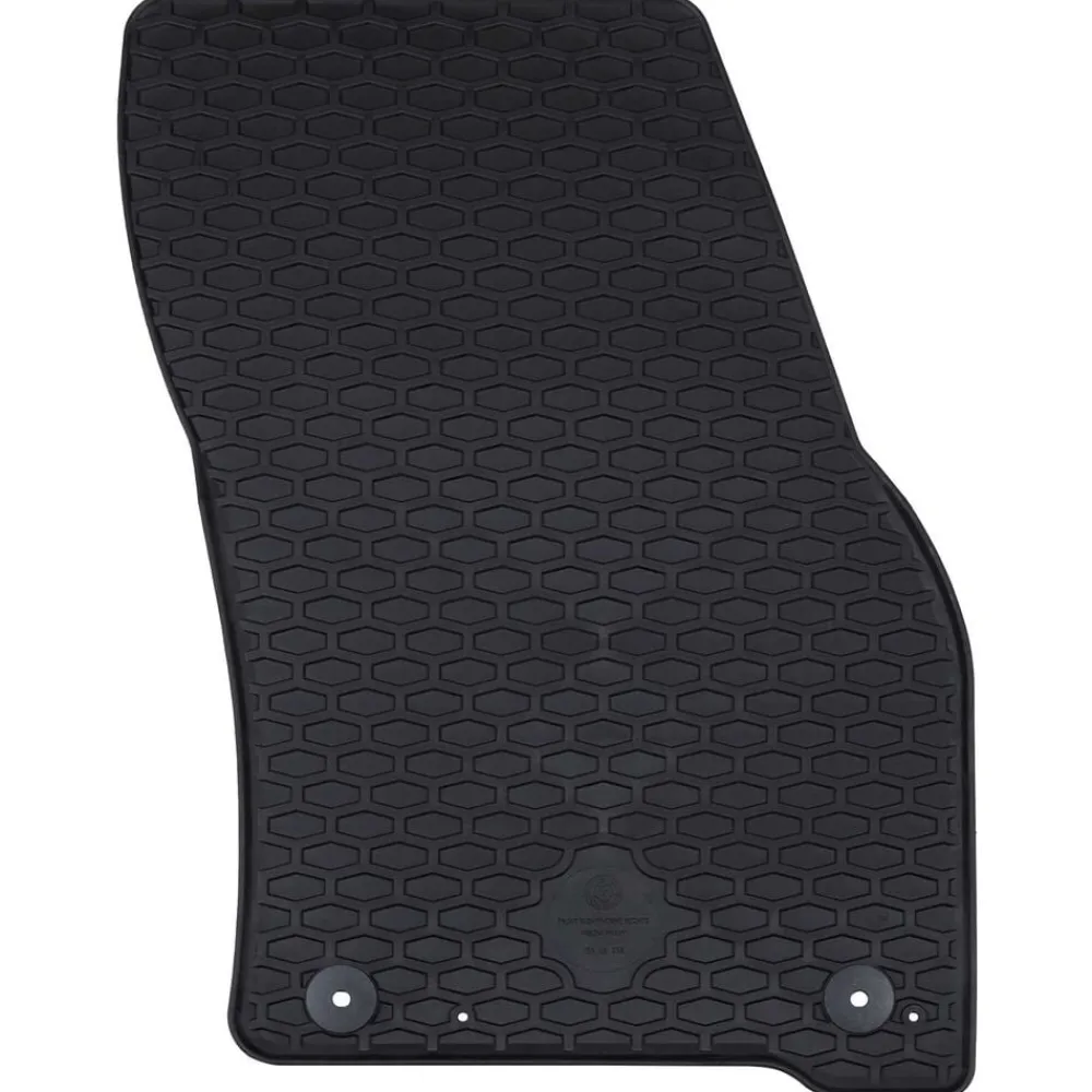 vidaXL Tapis de voiture 4 pcs Noir Caoutchouc