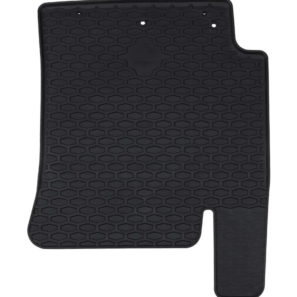 vidaXL Tapis de voiture 4 pcs Noir Caoutchouc
