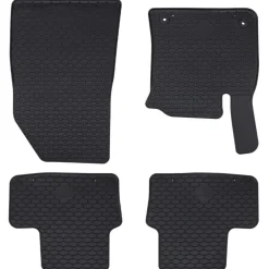 Pièces Détachées Pour Véhicules-vidaXL Tapis de voiture 4 pcs Noir adapté pour CAPTUR 2020- Caoutchouc