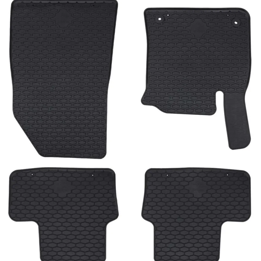Pièces Détachées Pour Véhicules-vidaXL Tapis de voiture 4 pcs Noir adapté pour CAPTUR 2020- Caoutchouc