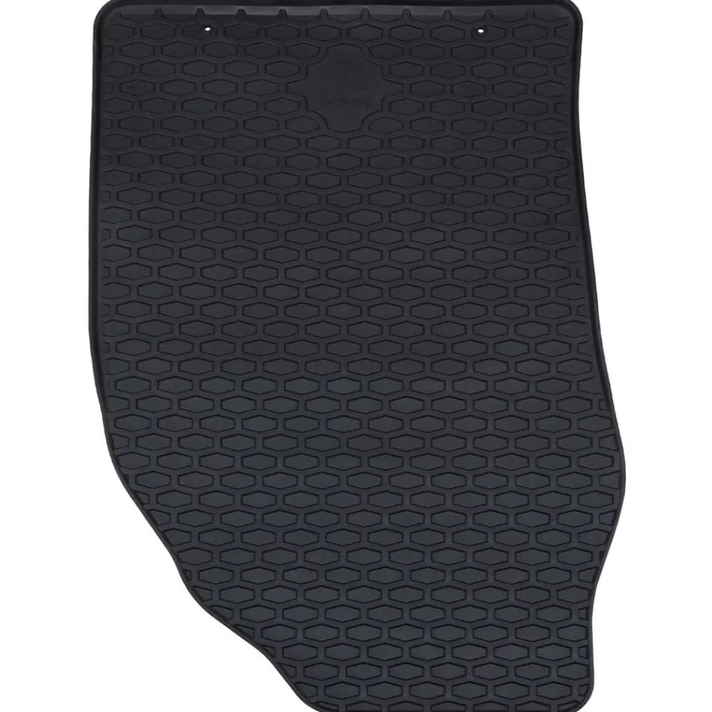 vidaXL Tapis de voiture 4 pcs Noir Caoutchouc