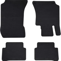 vidaXL Tapis de voiture 4 pcs Noir Convient pour MERCEDES E 2009-2016