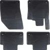 vidaXL Tapis de voiture 4 pcs Noir Caoutchouc