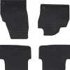 Pièces Détachées Pour Véhicules-vidaXL Tapis de voiture 4 pcs Noir Caoutchouc