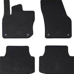 vidaXL Tapis de voiture 4 pcs Noir convient pour VW TIGUAN TDI 2024-