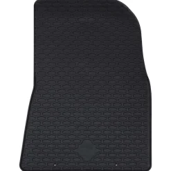 vidaXL Tapis de voiture 4 pcs Noir Caoutchouc