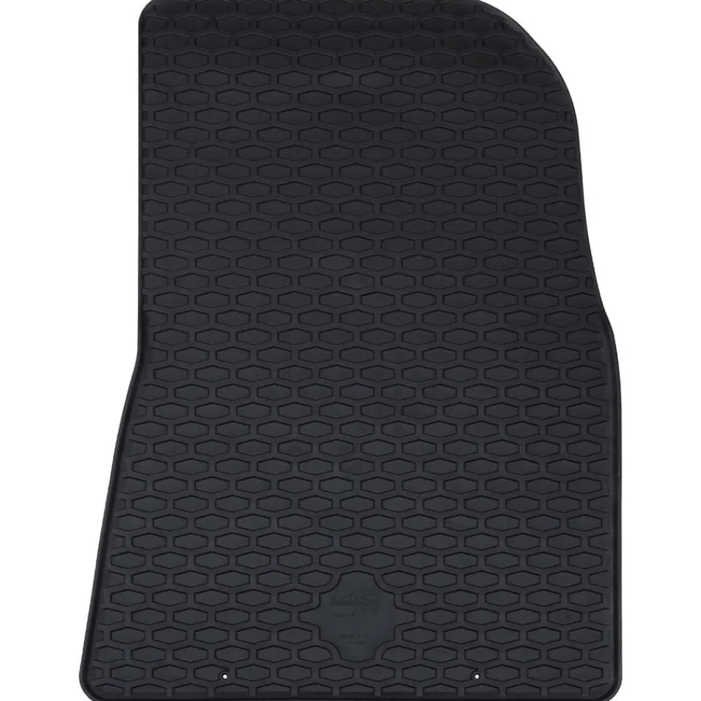 vidaXL Tapis de voiture 4 pcs Noir Caoutchouc
