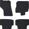vidaXL Tapis de voiture 4 pcs Noir Adapté pour VW GOLF VIII MHEV 2020-