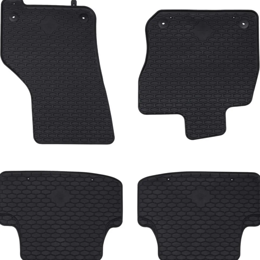 vidaXL Tapis de voiture 4 pcs Noir Adapté pour VW GOLF VIII MHEV 2020-