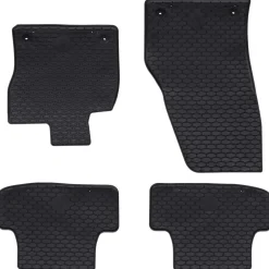 Pièces Détachées Pour Véhicules-vidaXL Tapis de voiture 4 pcs Noir Convient pour VW T-ROC 2017-