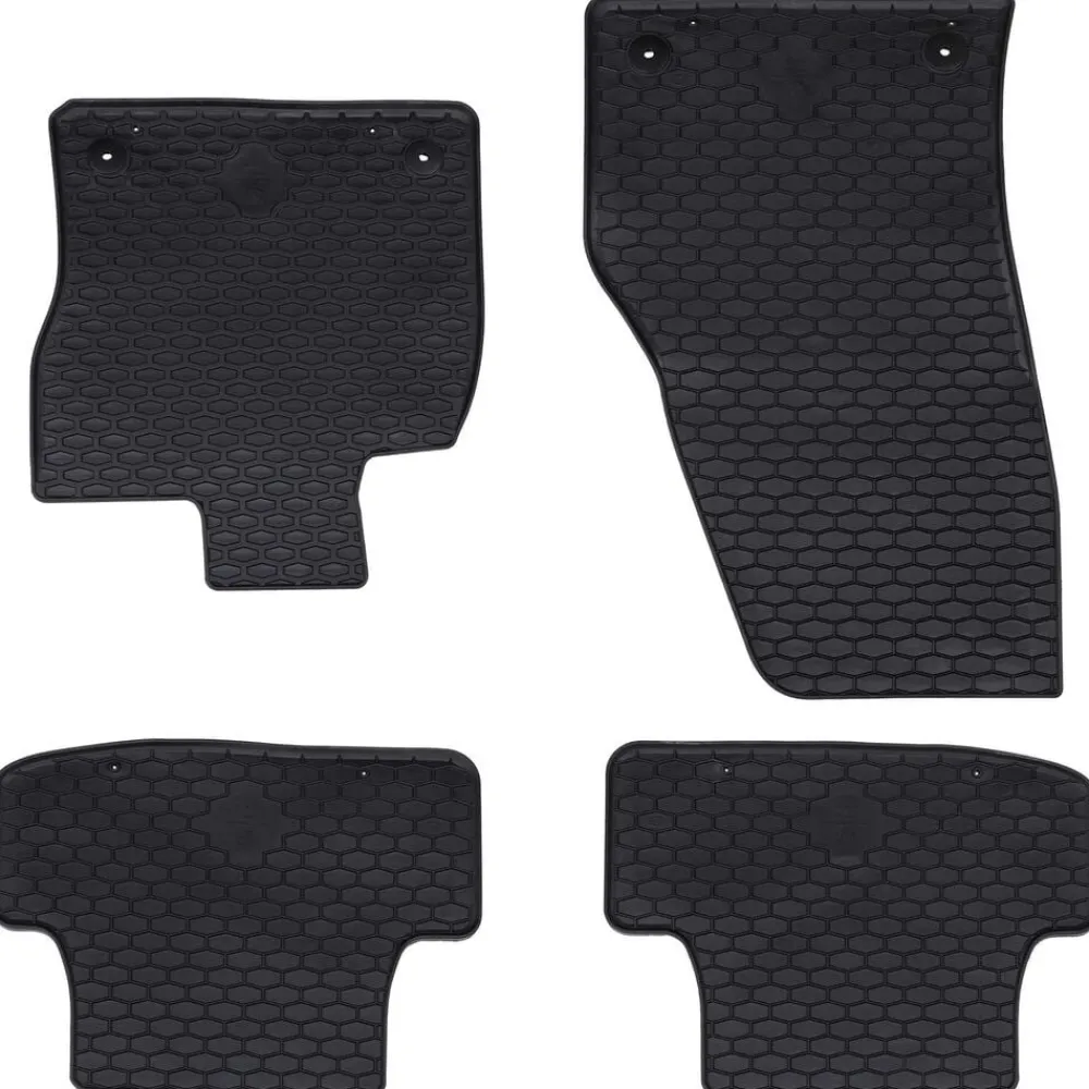 Pièces Détachées Pour Véhicules-vidaXL Tapis de voiture 4 pcs Noir Convient pour VW T-ROC 2017-