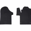 Pièces Détachées Pour Véhicules-vidaXL Tapis de voiture 2 pcs Noir Caoutchouc