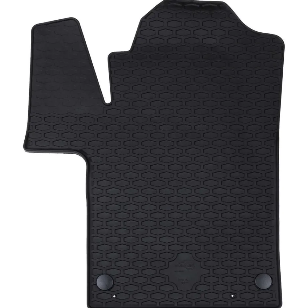 Pièces Détachées Pour Véhicules-vidaXL Tapis de voiture 2 pcs Noir Caoutchouc