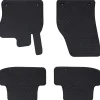 vidaXL Tapis de voiture 4 pcs Noir Adapté pour AUDI Q2 2017 Caoutchouc