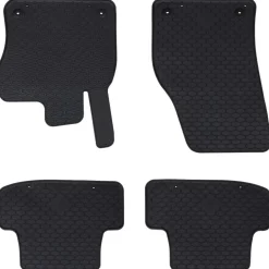 vidaXL Tapis de voiture 4 pcs Noir Adapté pour AUDI Q2 2017 Caoutchouc
