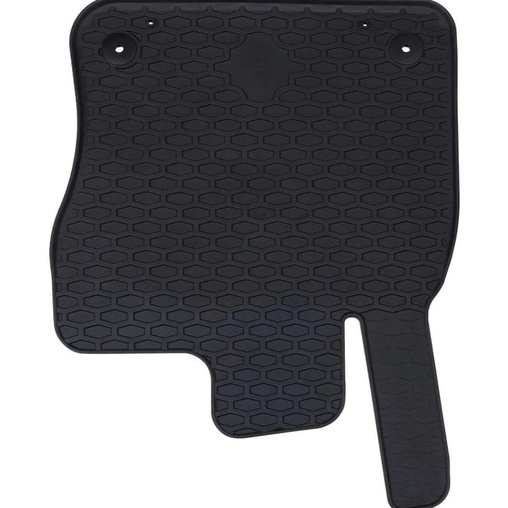vidaXL Tapis de voiture 4 pcs Noir Adapté pour AUDI Q2 2017 Caoutchouc