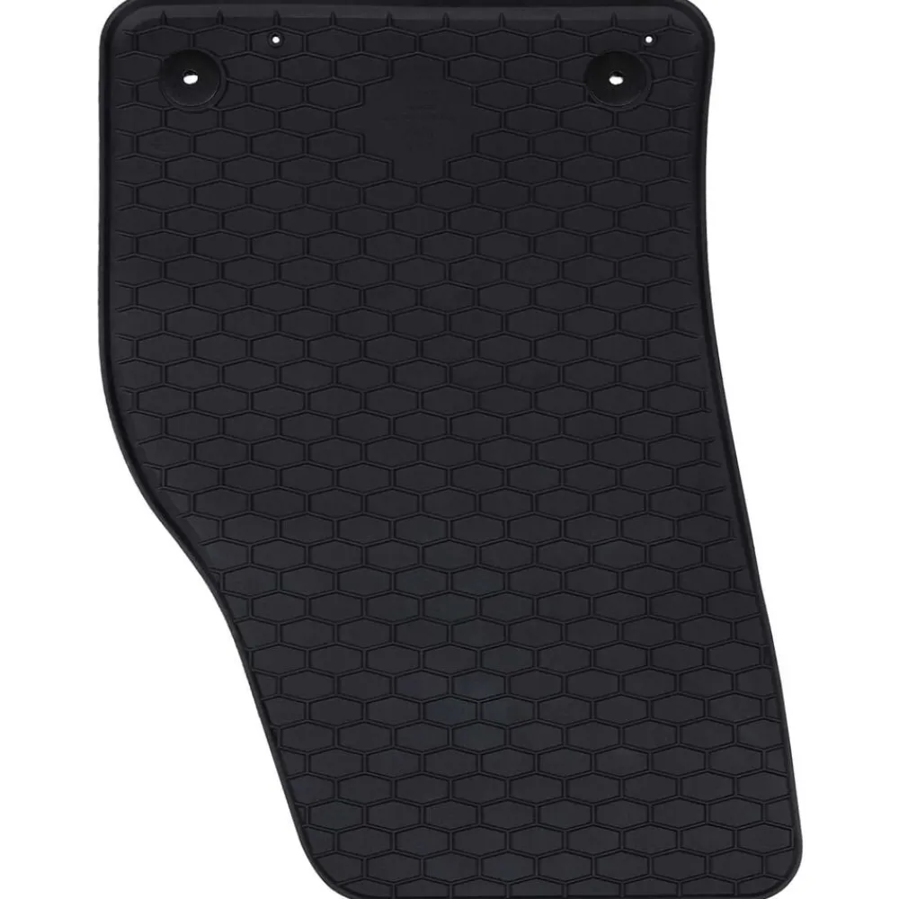 vidaXL Tapis de voiture 4 pcs Noir Adapté pour AUDI Q2 2017 Caoutchouc