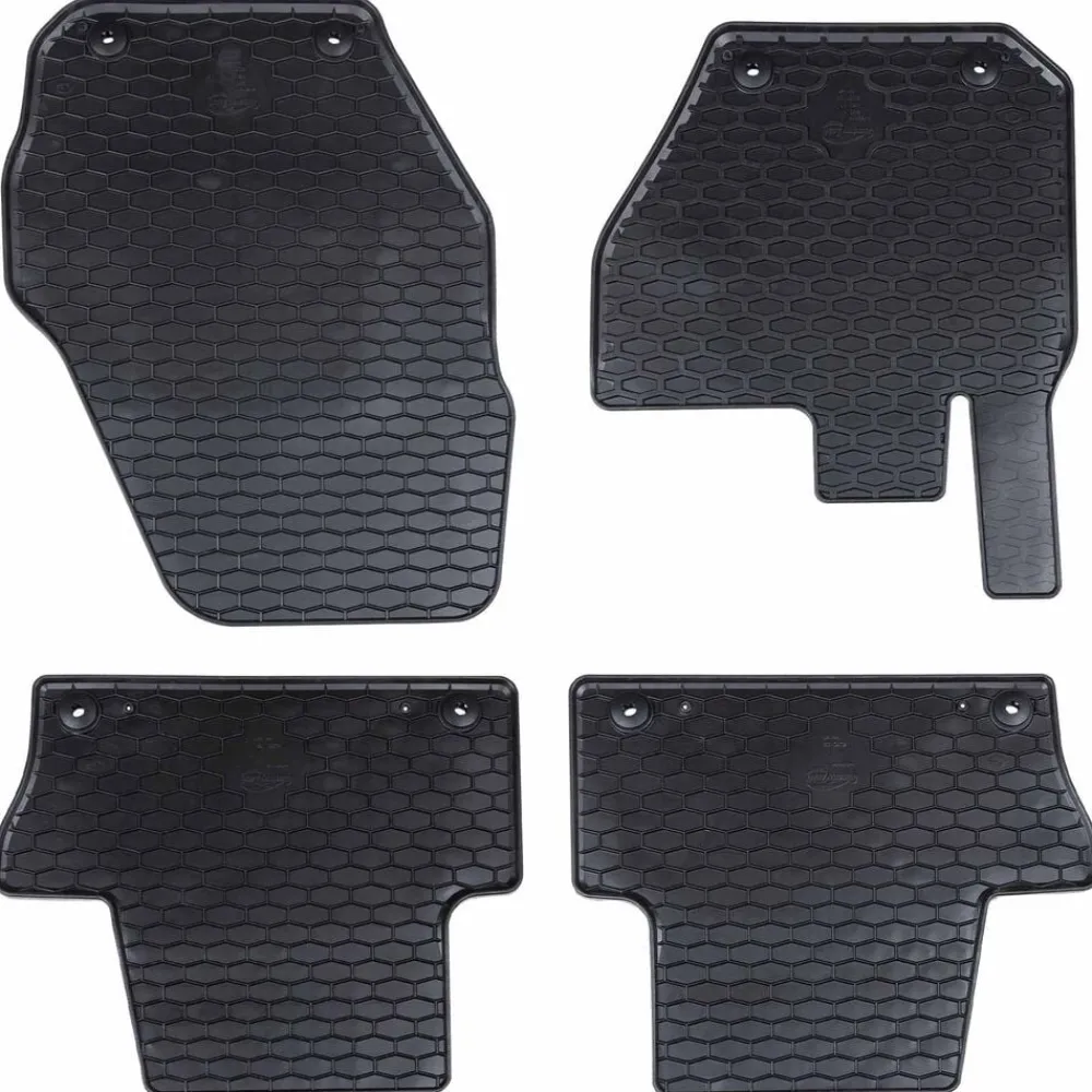 vidaXL Tapis de voiture 4 pcs Noir adapté pour VOLVO XC60 2009-2017