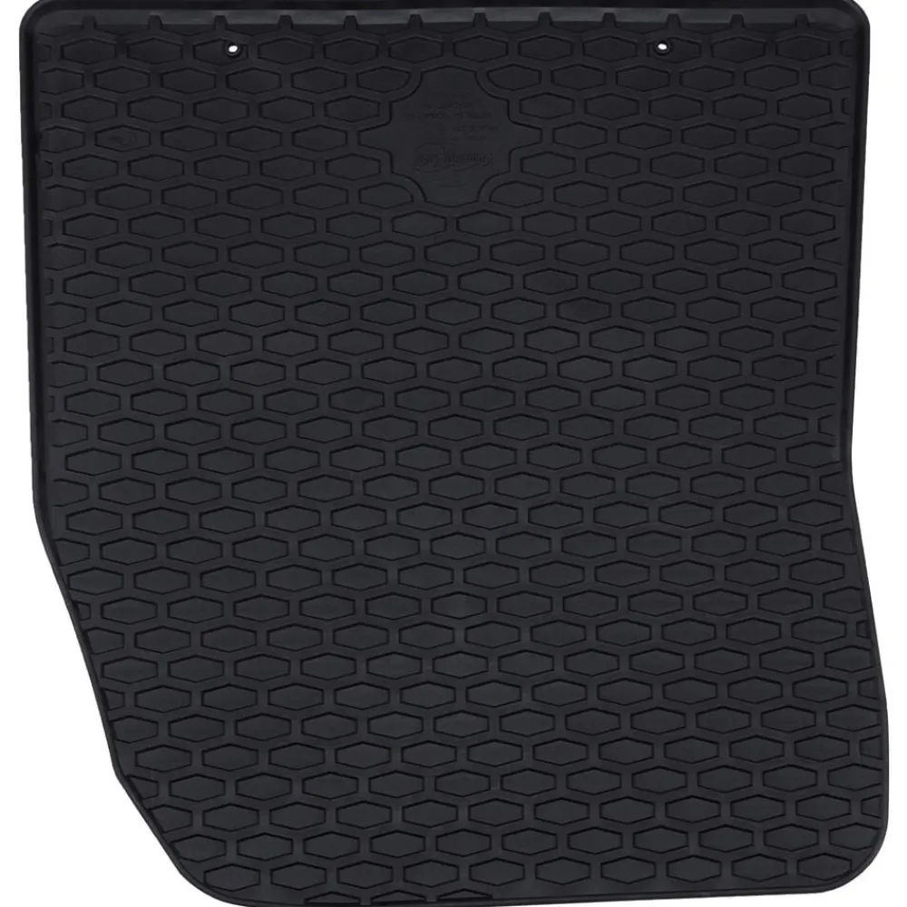 vidaXL Tapis de voiture 2 pcs Noir Caoutchouc