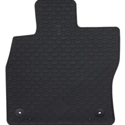 vidaXL Tapis de voiture 4 pcs Noir Caoutchouc