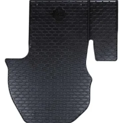vidaXL Tapis de voiture 2 pcs Noir Caoutchouc