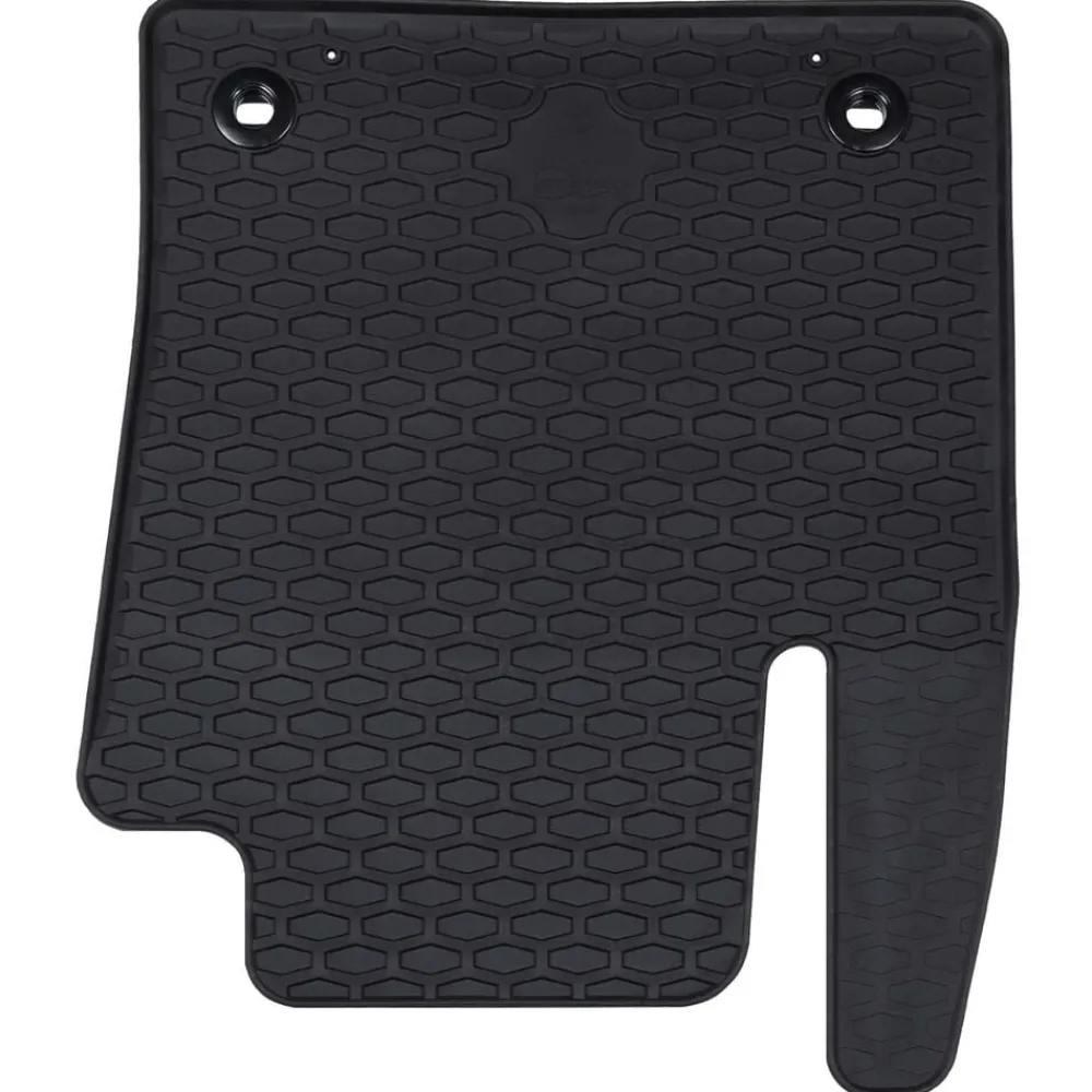 vidaXL Tapis de voiture 4 pcs Noir Caoutchouc