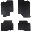 Pièces Détachées Pour Véhicules-vidaXL Tapis de voiture 4 pcs Noir Caoutchouc