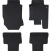 Pièces Détachées Pour Véhicules-vidaXL Tapis de voiture 4 pcs Noir Caoutchouc