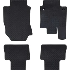 Pièces Détachées Pour Véhicules-vidaXL Tapis de voiture 4 pcs Noir Caoutchouc
