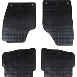 Pièces Détachées Pour Véhicules-vidaXL Tapis de voiture 4 pcs Noir adapté pour VW POLO 2001-2009 NS